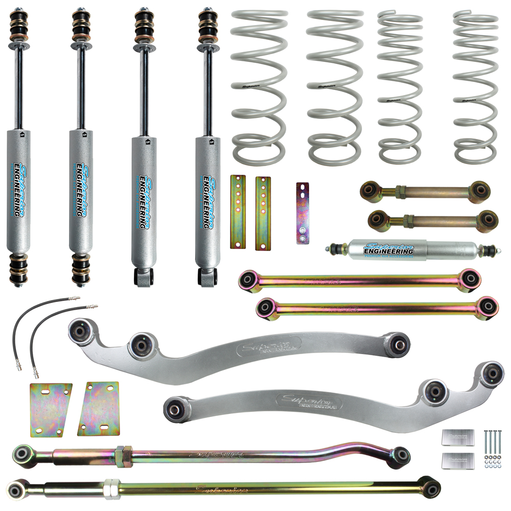 Superior Engineering 6 Inch (150mm) Lift Kit Suitable For Toyota LandCruiser 105 Series - SUP-105-KIT-6INCH